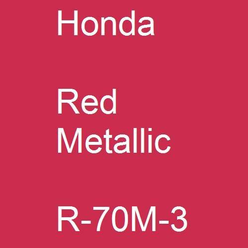 Honda, Red Metallic, R-70M-3.